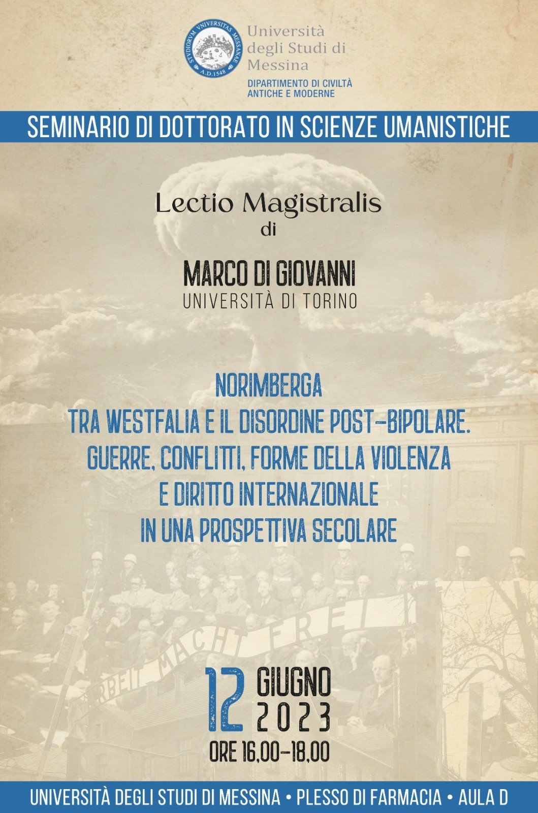 Lectio magistralis Marco Di Giovanni